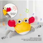 Rechargeable Crawling Musical Crab Toy for kids