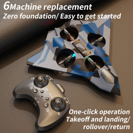 RC Fighter Plane CZ36 – With FREE Extra Battery (360 Degrees Stunt Tumbling, One-Key Takeoff)