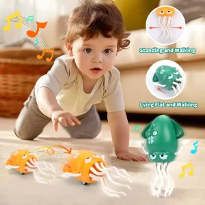 Boy_crawling_on_the_floor_chasing_a_yellow_dancing_squid_toy_musical_octopus_toy_for_crawling_stimulation